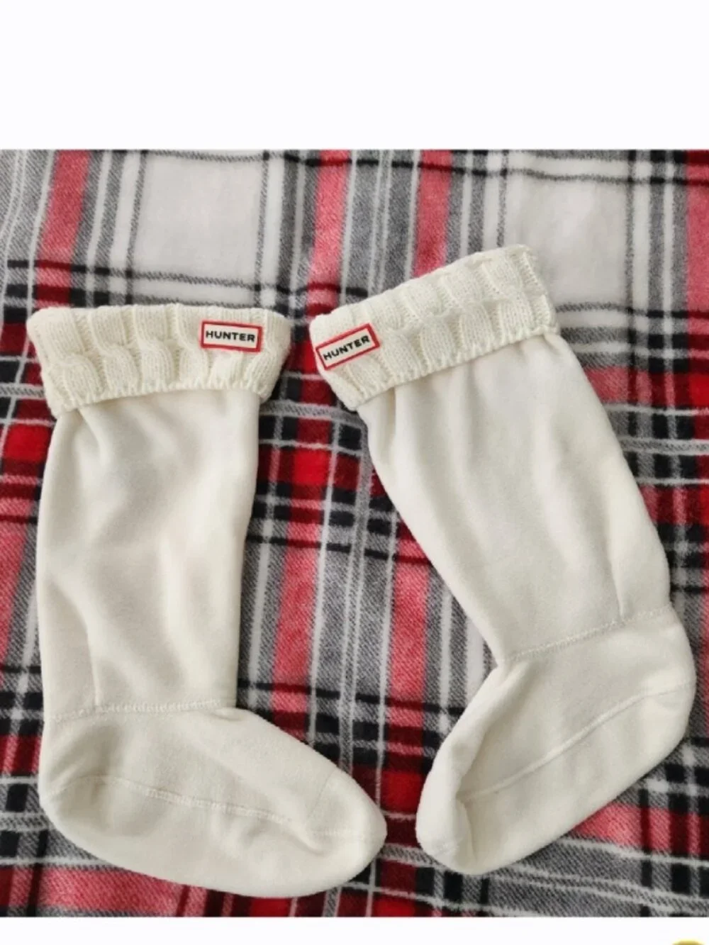 NWOT HUNTER Hunter Womens Half Cardigan Tall Boot Socks  M